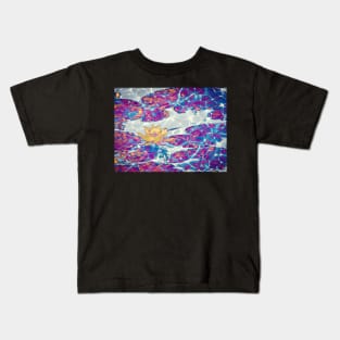 Why Not Blue And Purple Lily Pads? Kids T-Shirt